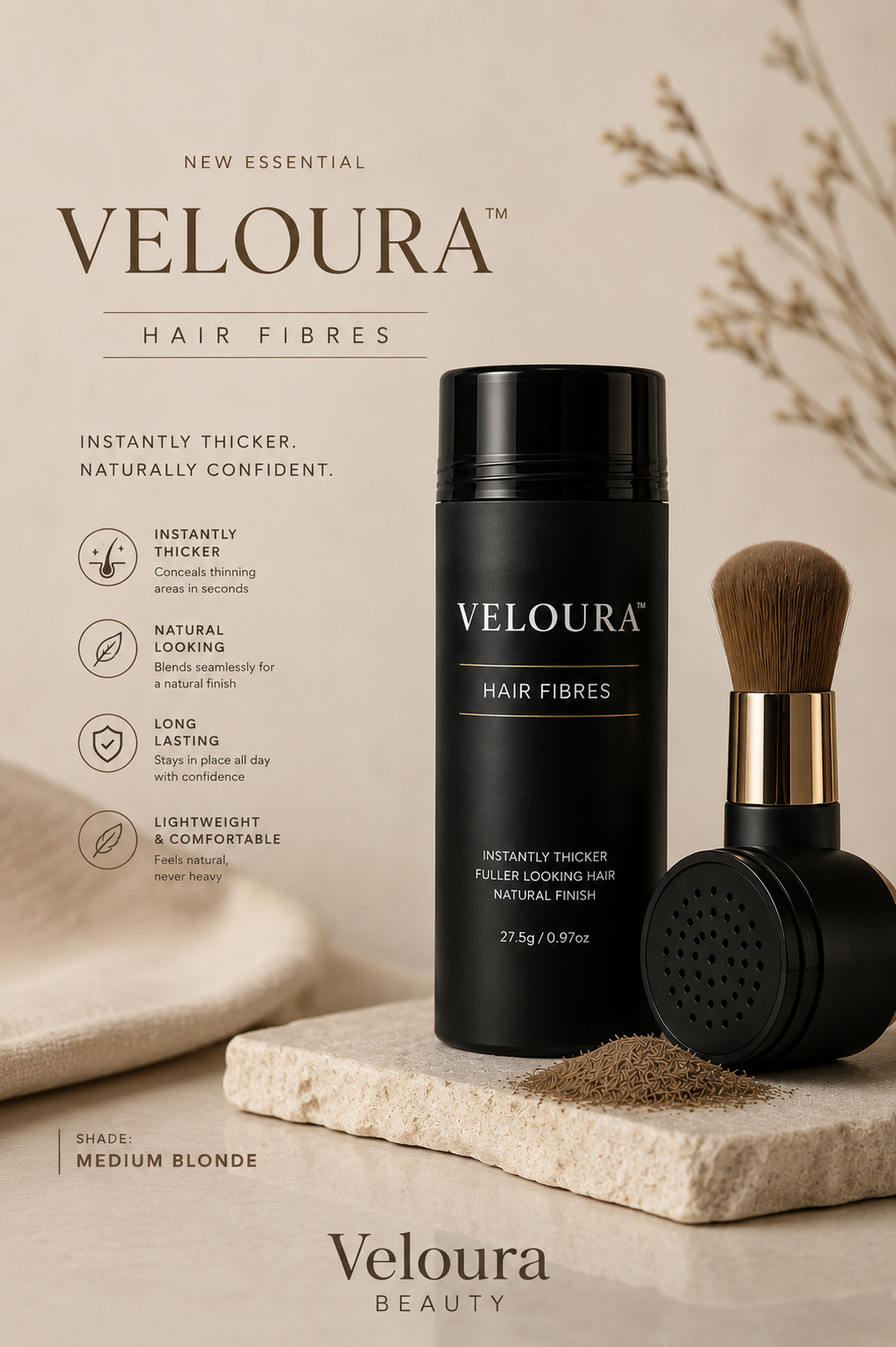 Veloura™ Premium Hair Fibres