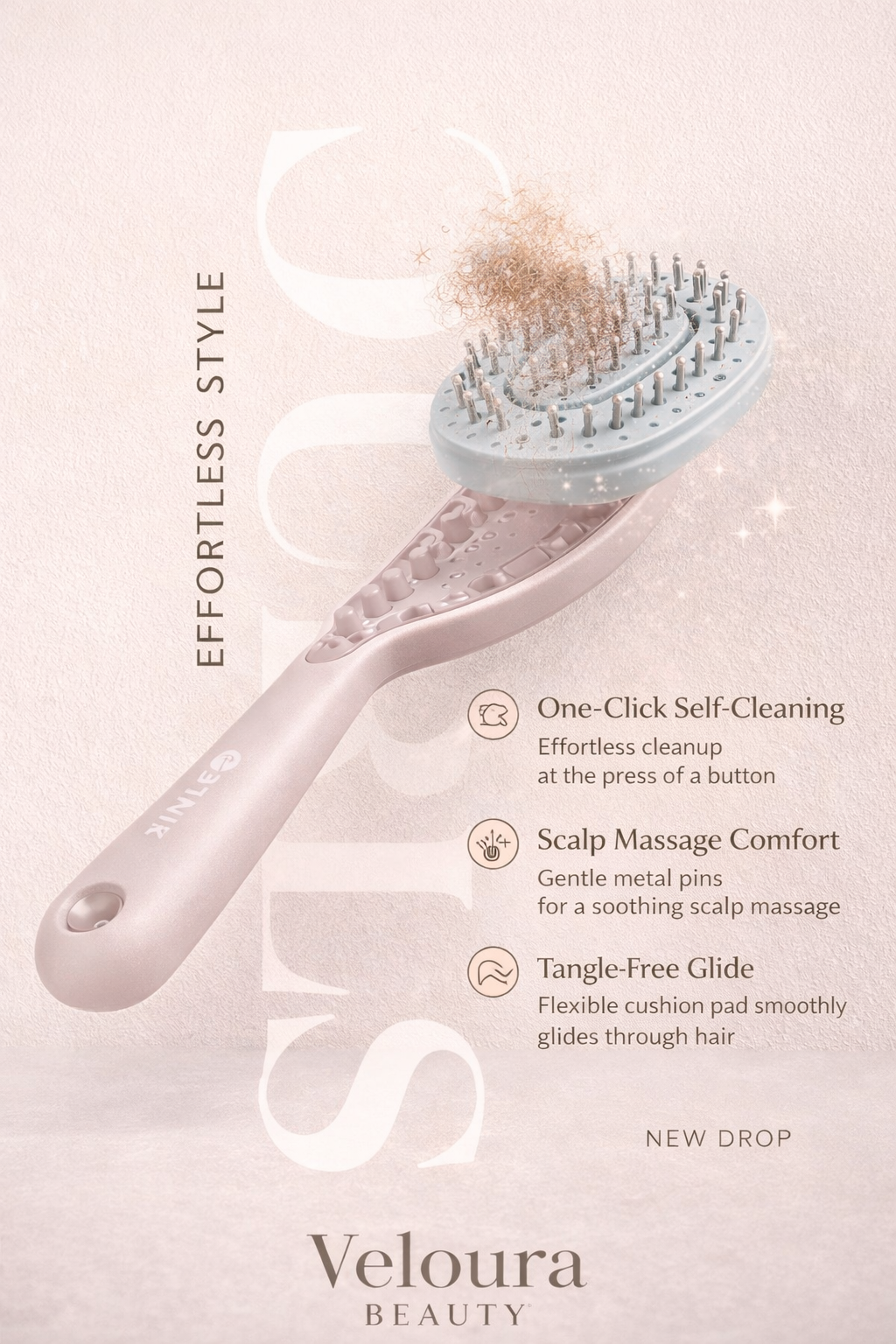 Veloura™| EasyClean Brush