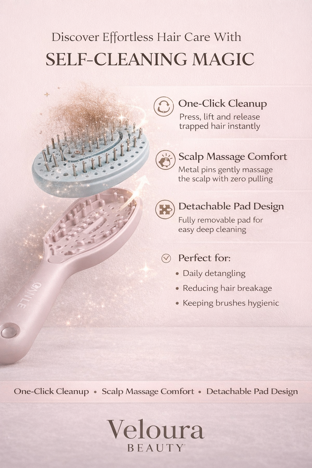Veloura™| EasyClean Brush