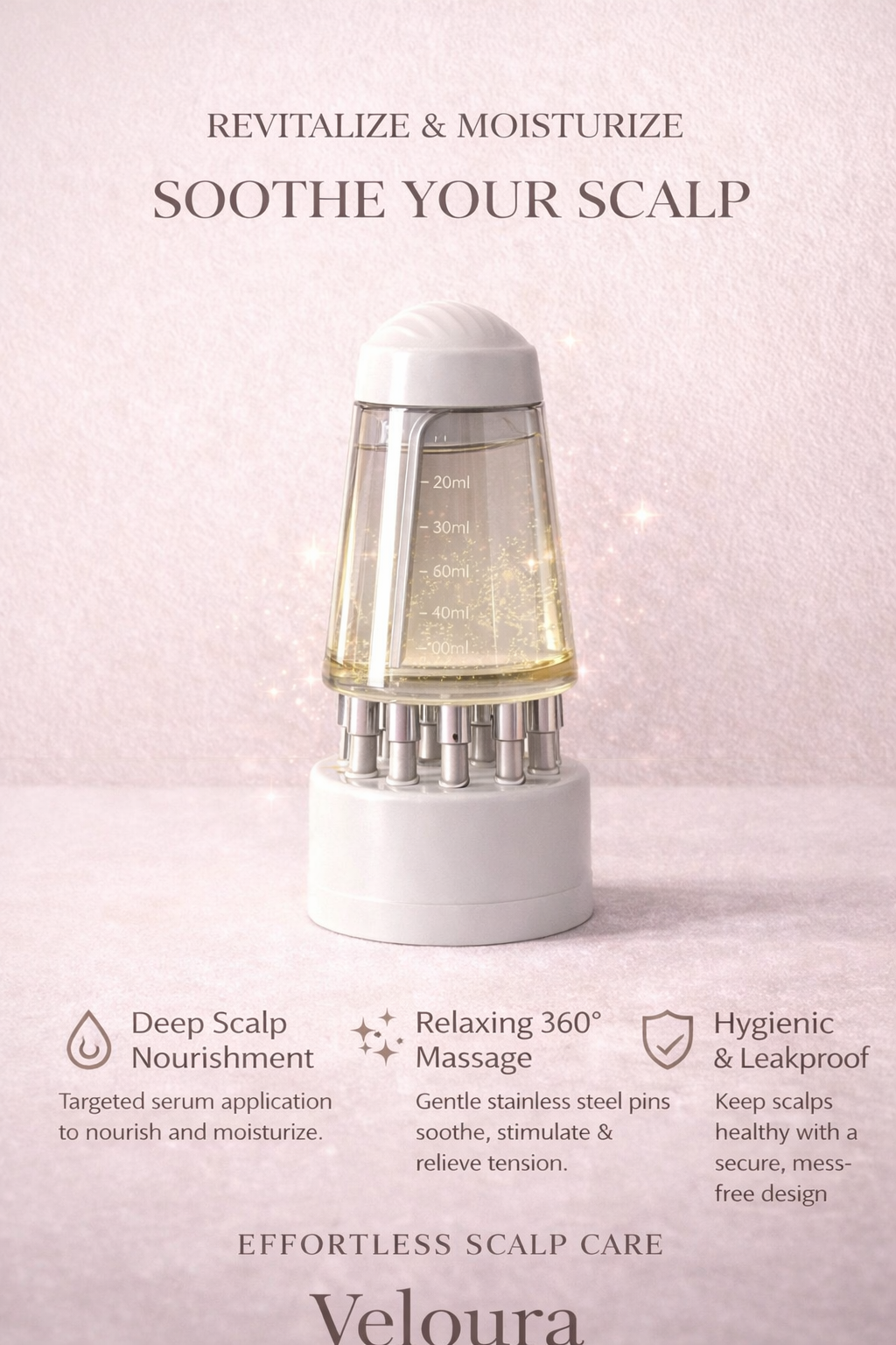 Veloura™ | Mini Scalp Oil Applicator