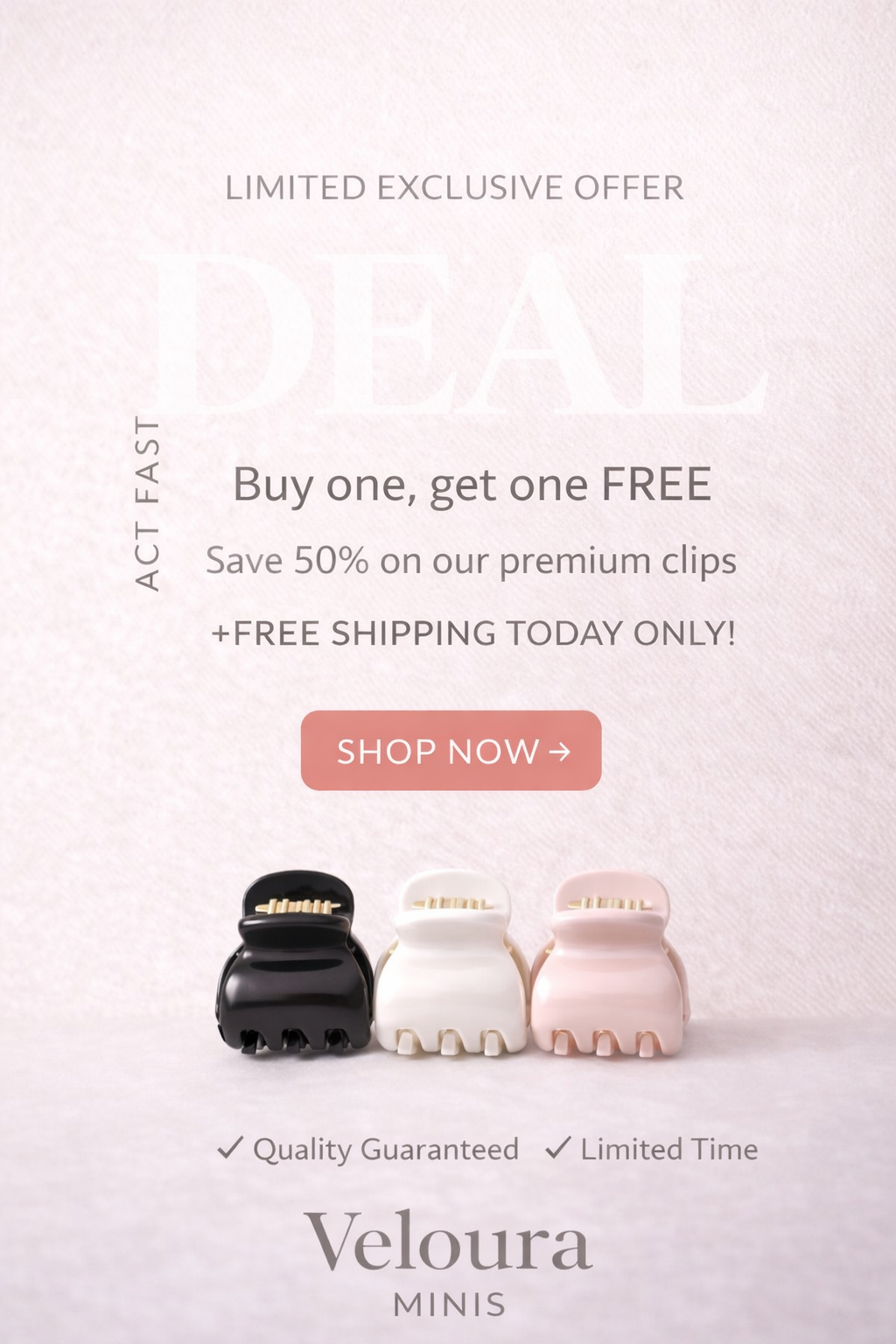 Veloura™ | Luxe Hair Clips Set (10 pcs)