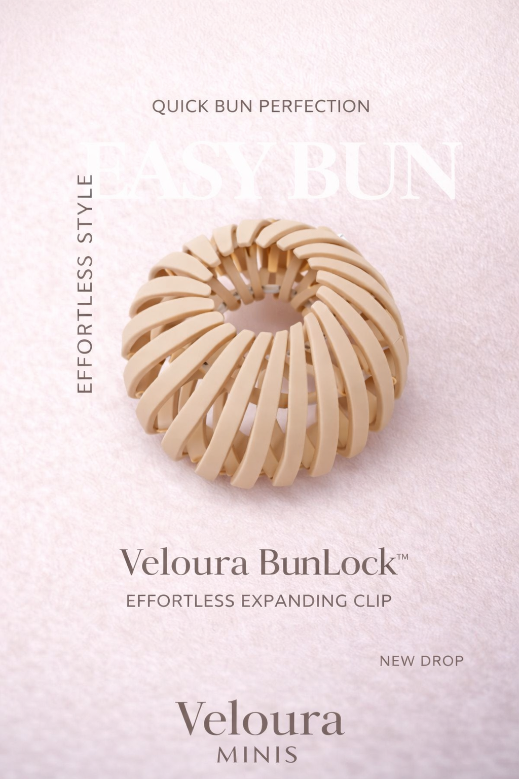 Veloura BunLock™ | Effortless Expanding Hair Clip