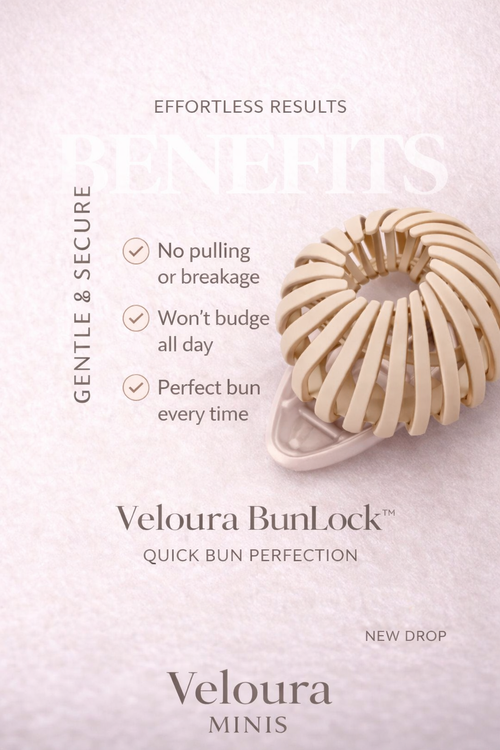 Veloura BunLock™ | Effortless Expanding Hair Clip