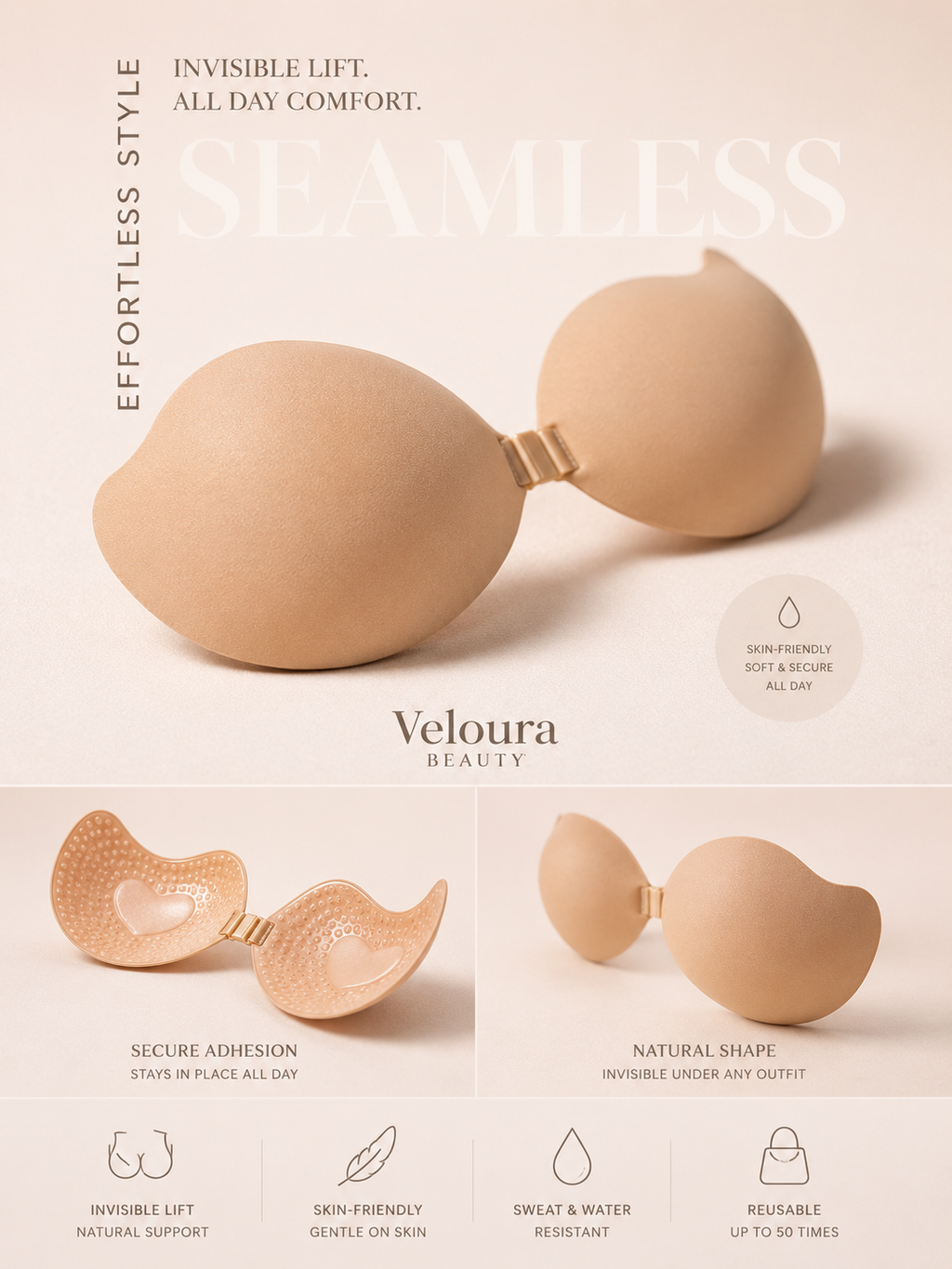 Veloura™ Invisible Lift Bra