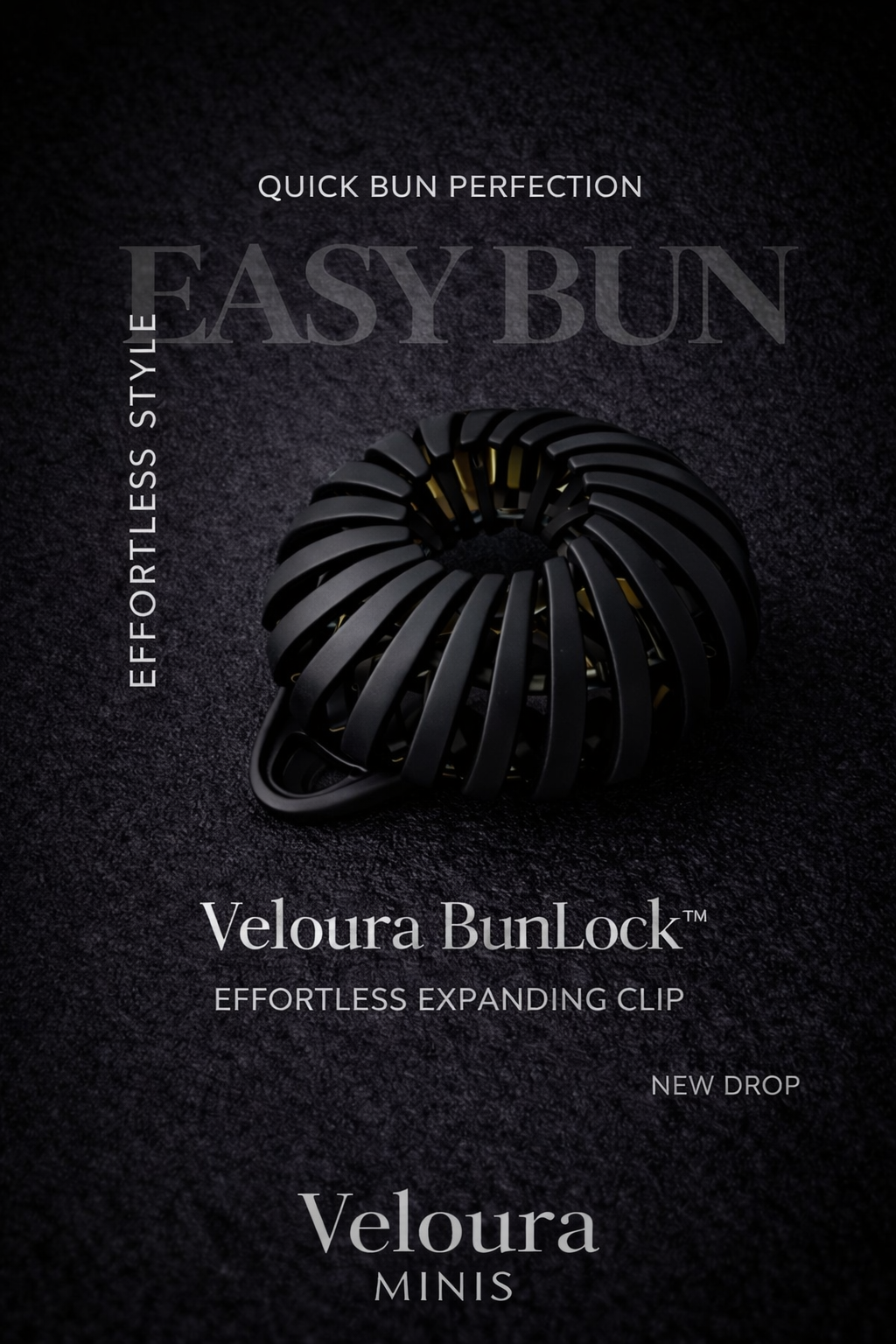 Veloura BunLock™ | Effortless Expanding Hair Clip