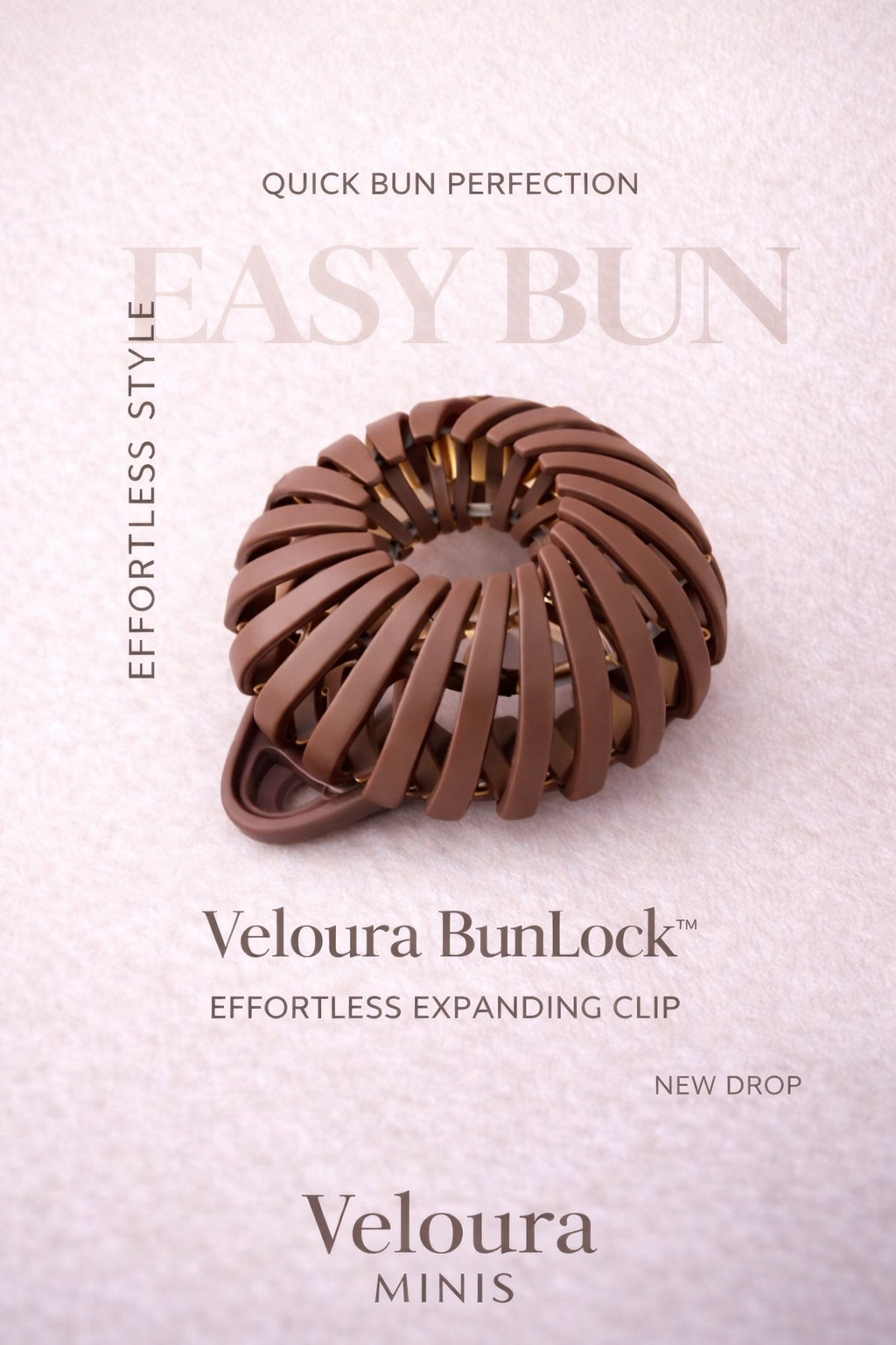 Veloura BunLock™ | Effortless Expanding Hair Clip