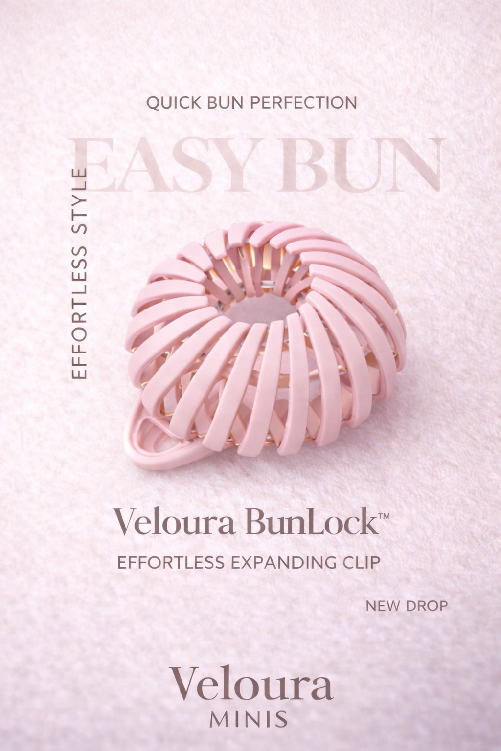 Veloura BunLock™ | Effortless Expanding Hair Clip