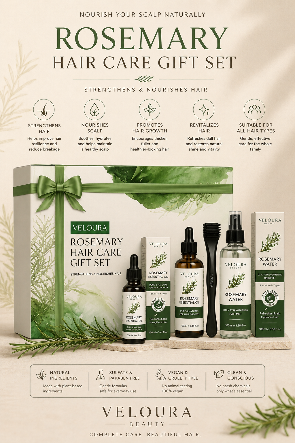 Veloura™ Rosemary Hair Growth